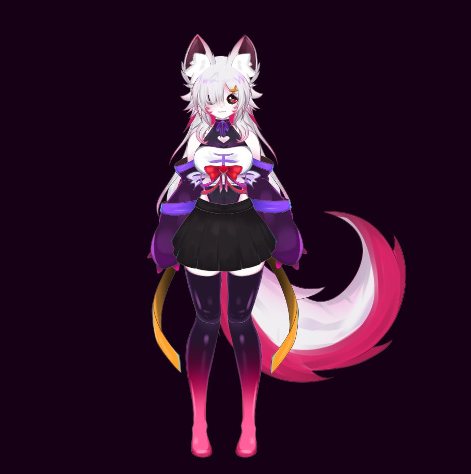 Vtuber Model Wolf 
