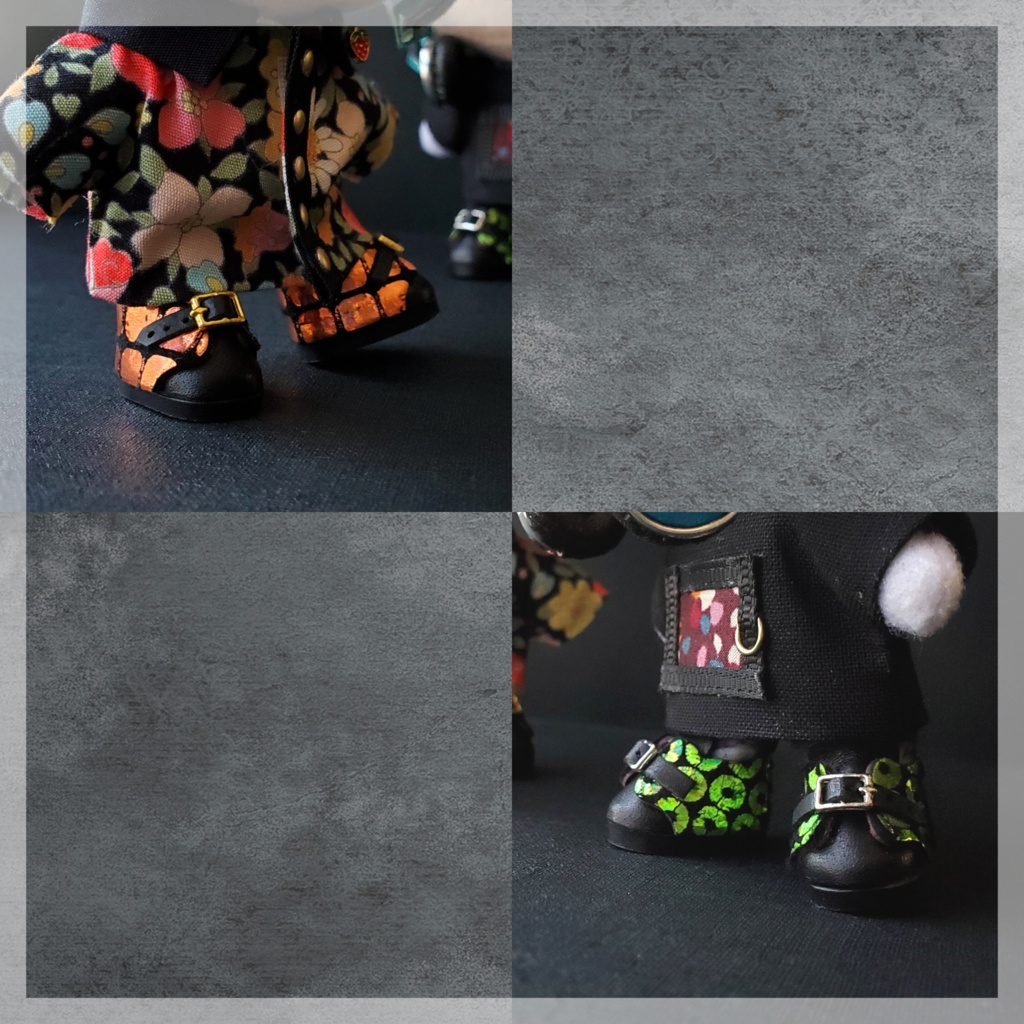 メタリックシューズ