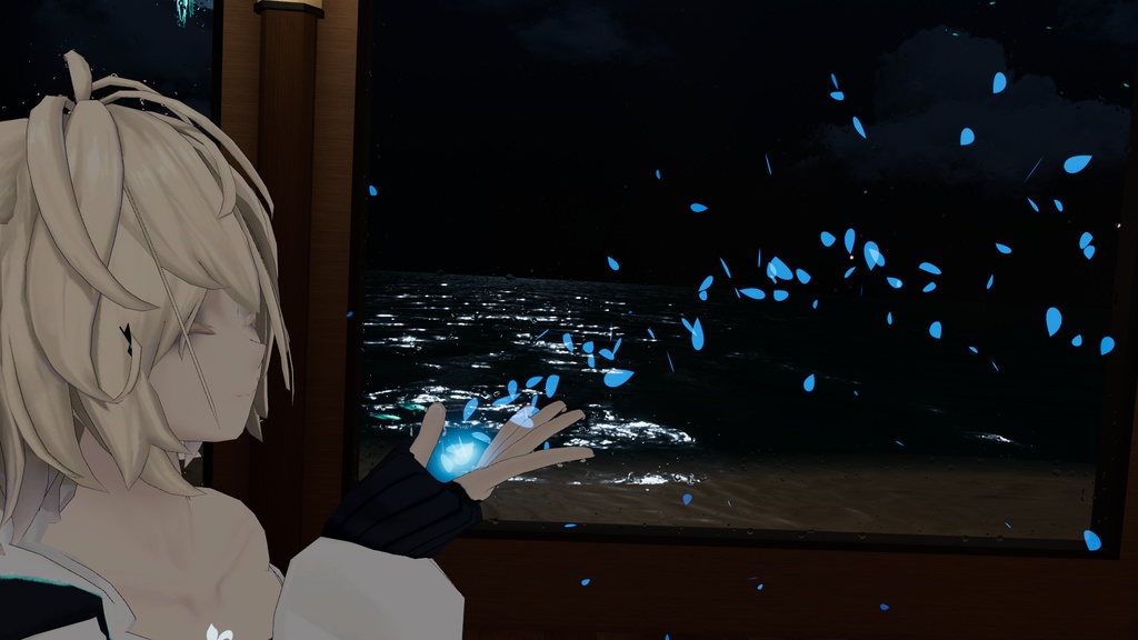 【VRC想定】花びらパーティクル Fleur Petals