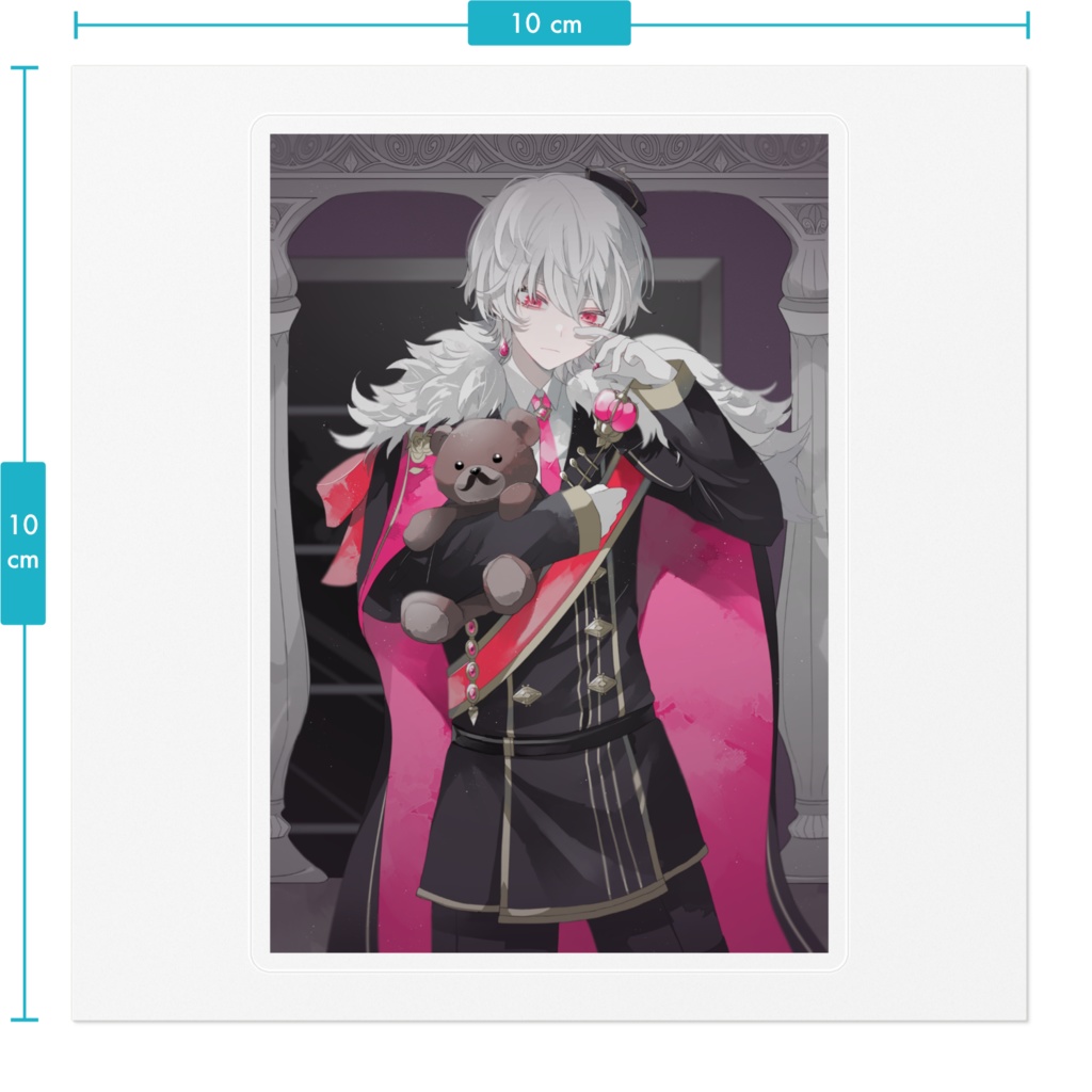 すうや君クリアステッカー