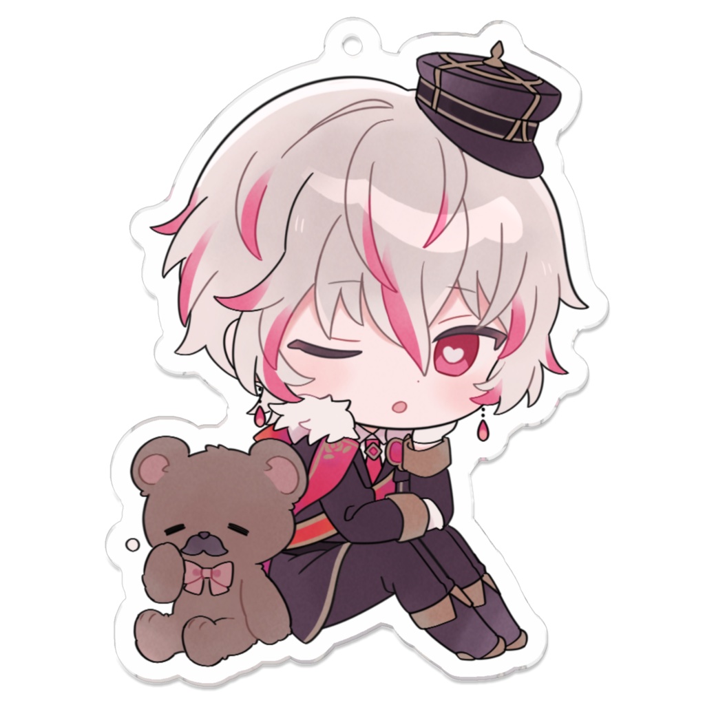 すうやくん&ひげくまちゃん アクリルキーホルダー