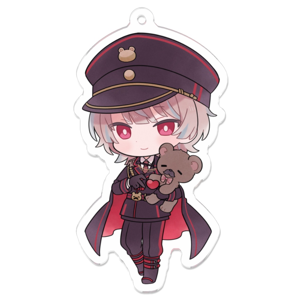 軍服おじくん＆すやくま アクリルキーホルダー