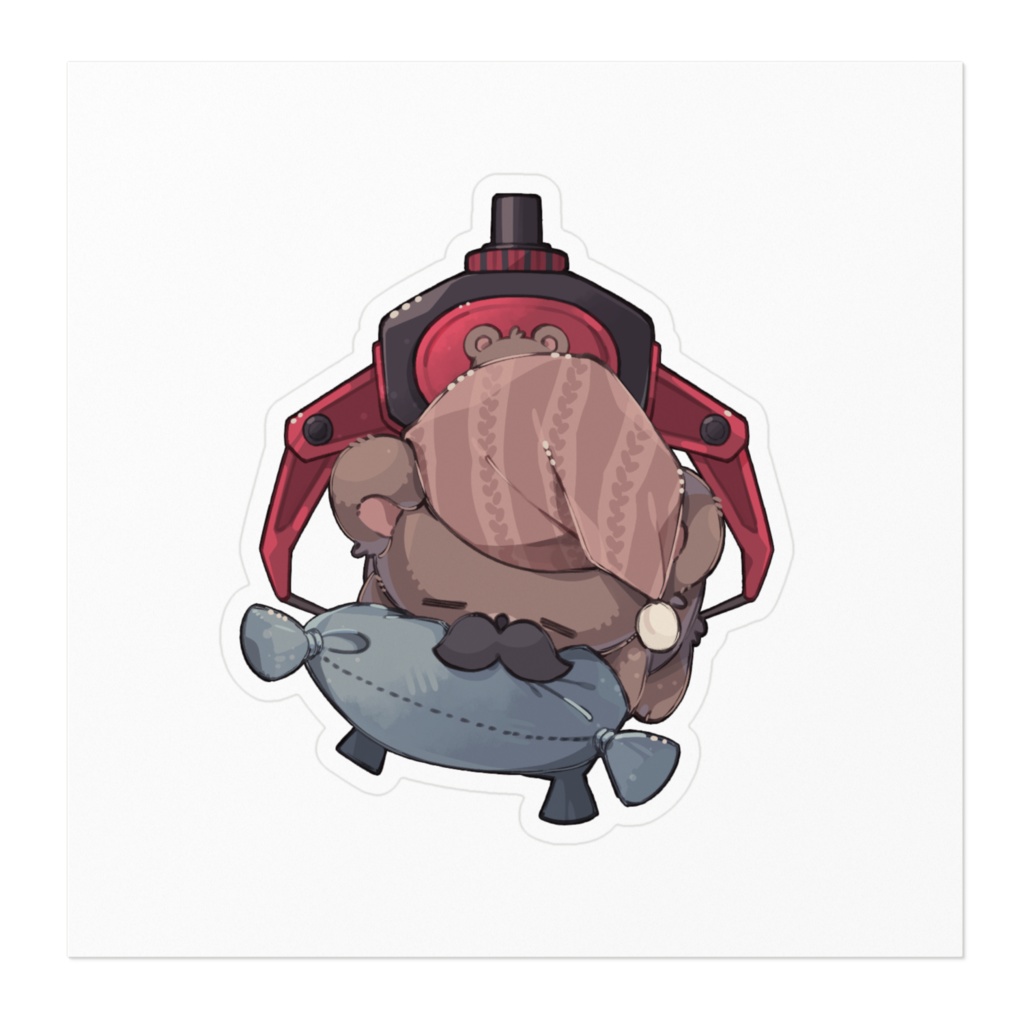 すやくま ホワイトステッカー Vol.UFOキャッチャー