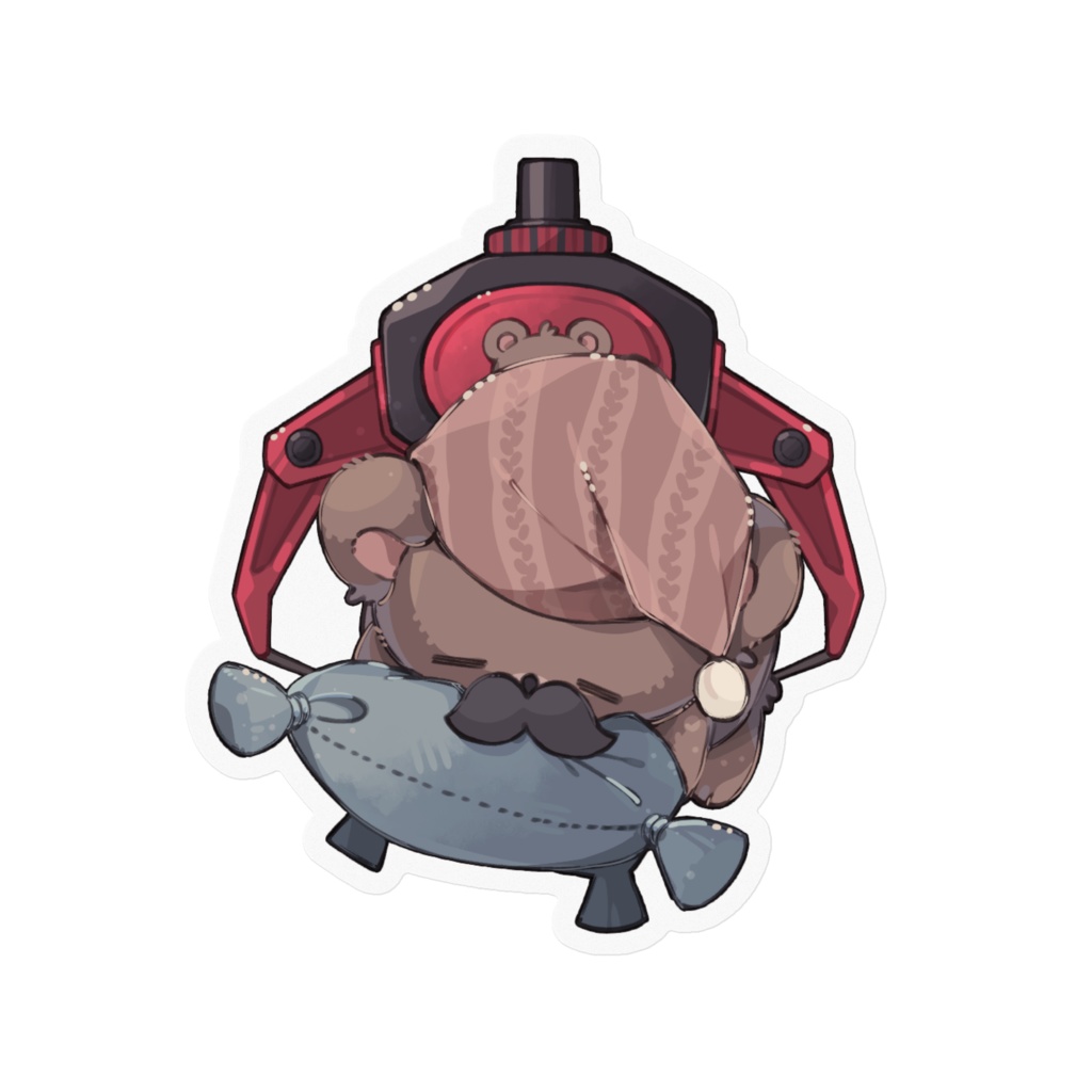 すやくま クリアステッカー Vol.UFOキャッチャー