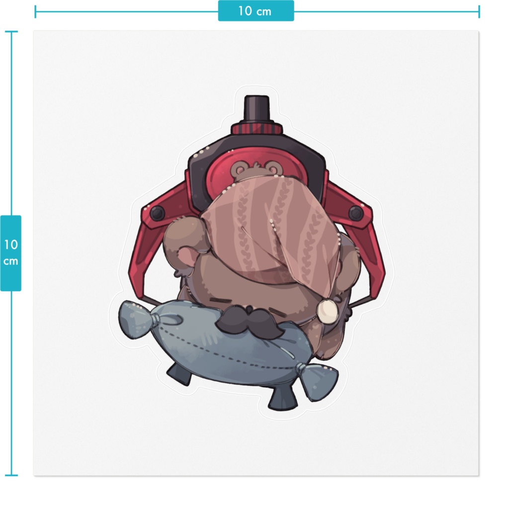 すやくま クリアステッカー Vol.UFOキャッチャー