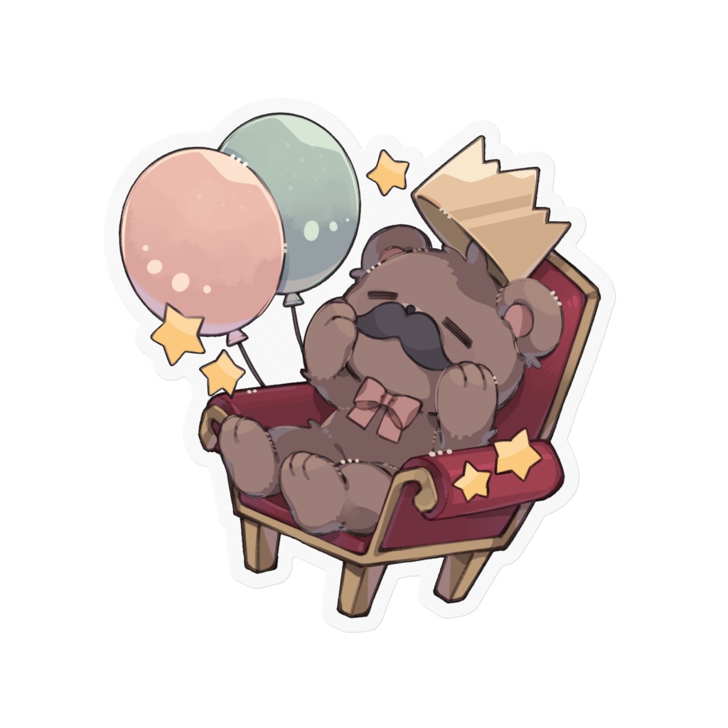 すやくま クリアステッカー Vol.王座