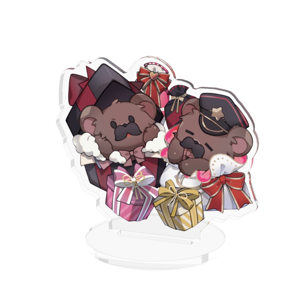 ひげくまちゃんアクリルスタンド Vol.誕生日