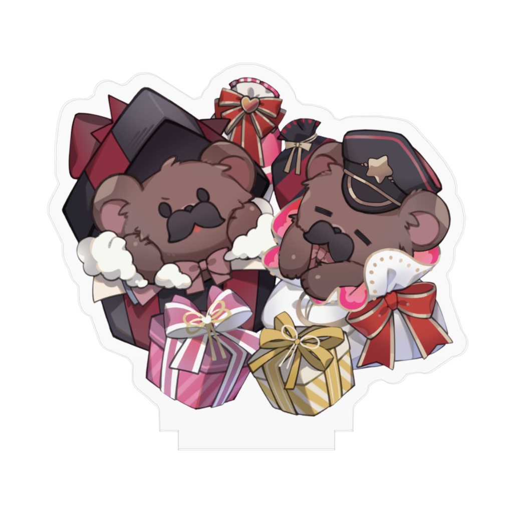 ひげくまちゃんアクリルスタンド Vol.誕生日
