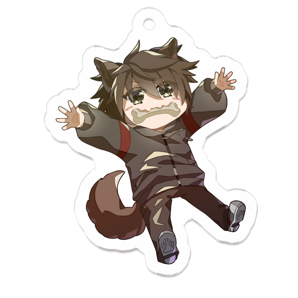 犬風アクリルキーホルダー