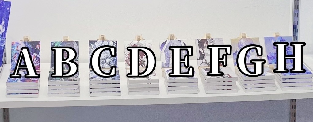 ミニチュアキャンバス/イーゼル付き