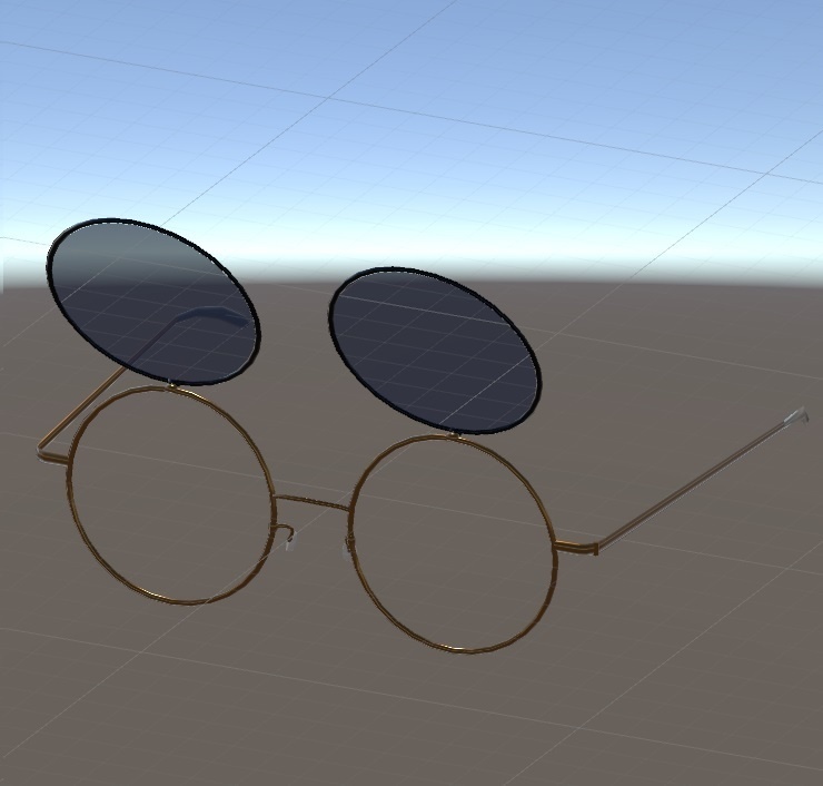 サングラスぱかぱかメガネ