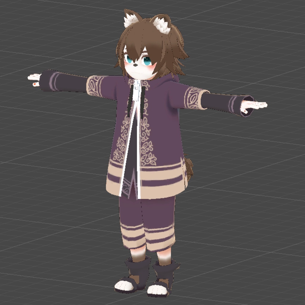 【無料】オリジナル3Dモデル『コノカ』