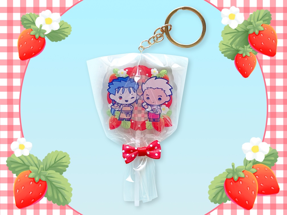 弓と槍いちごキャンディアクキー
