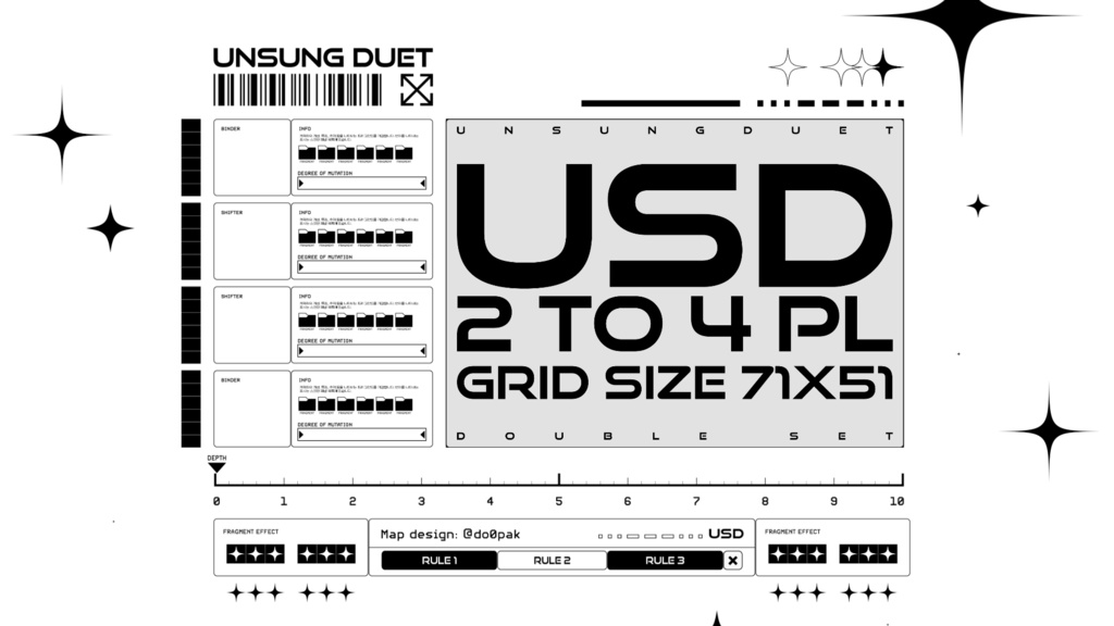 【無料版有り】ccfolia "アンサング"デュエット2~4人 ダブルデートルーム データ
