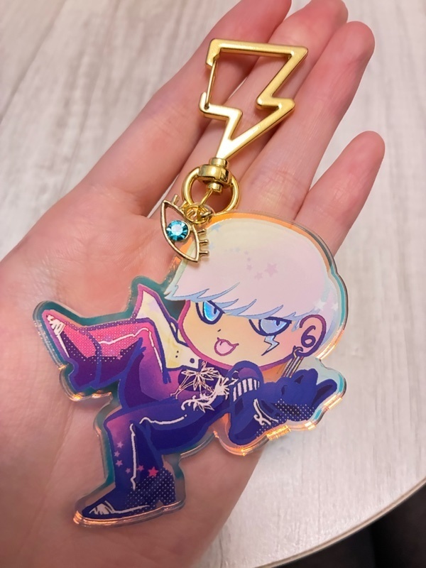 インドラ神箔押しアクキー