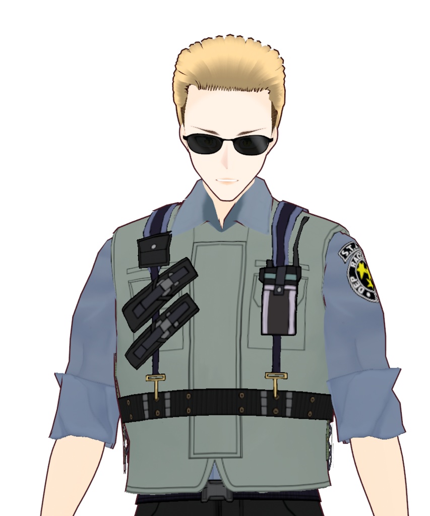Wesker Resident evil Classic suit Vroid/Vrm