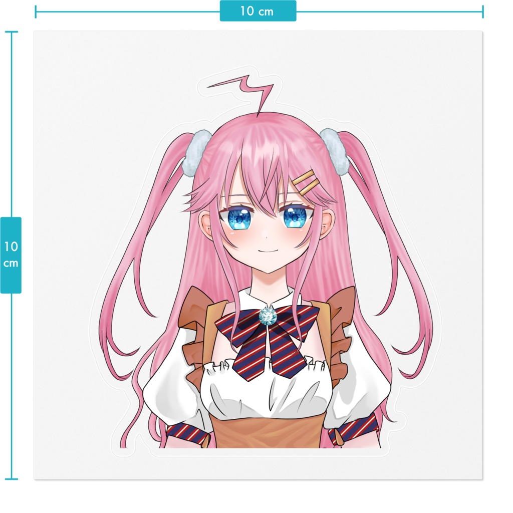 ひずメイドステッカー