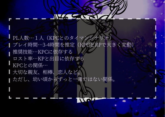 CoCシナリオ【It's Diving down】