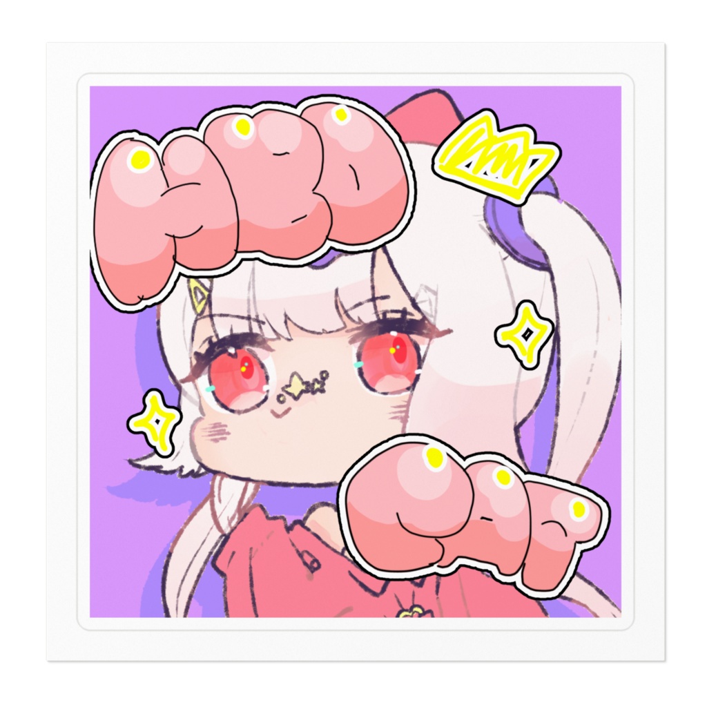 花緑アヲ誕生日ステッカー2024【ウェハースチョコのおまけ】