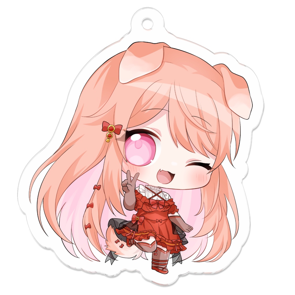 デフォルメアクキー ドレスver.