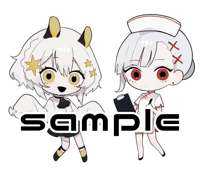 創作アクリルキーホルダー