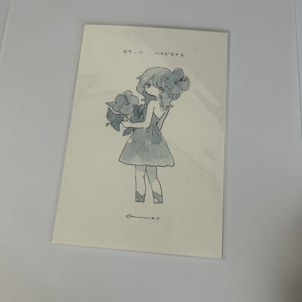 大阪個展ドローイング 7月
