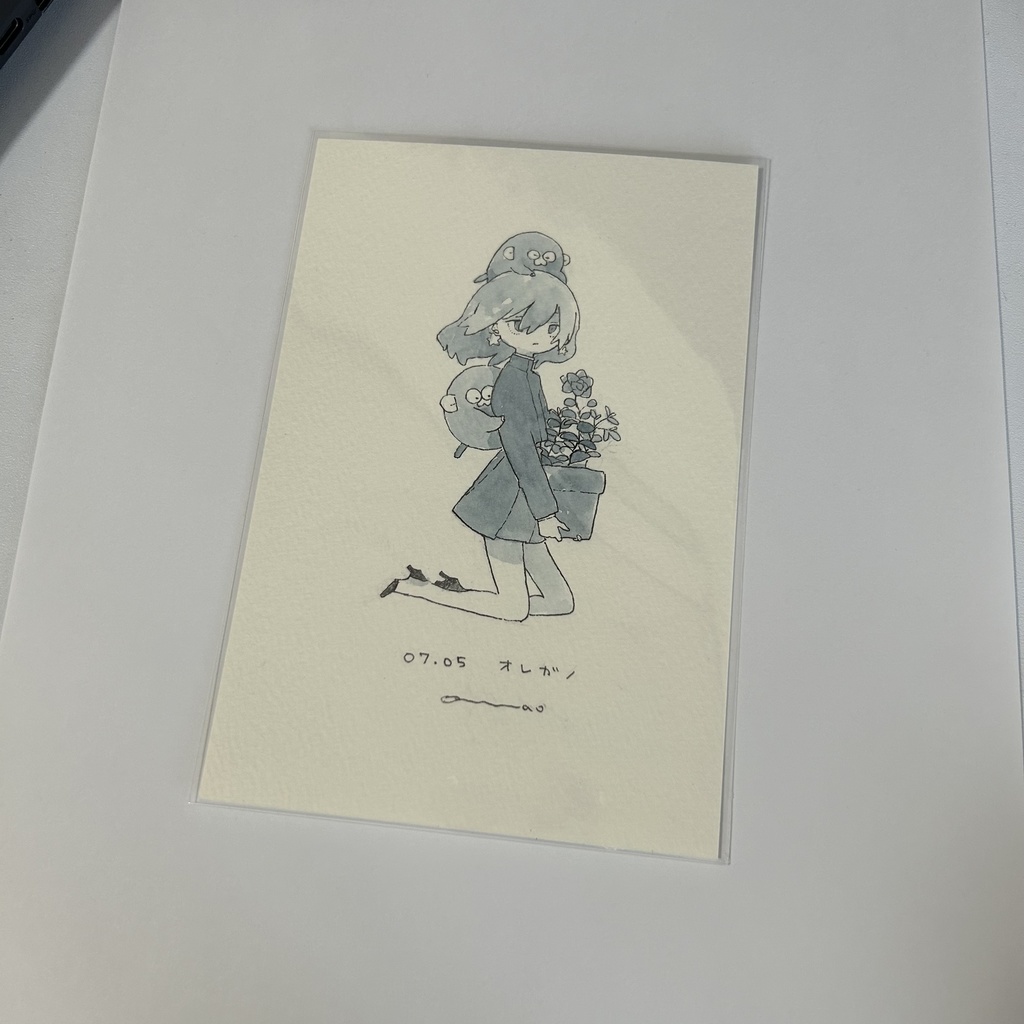 大阪個展ドローイング 7月