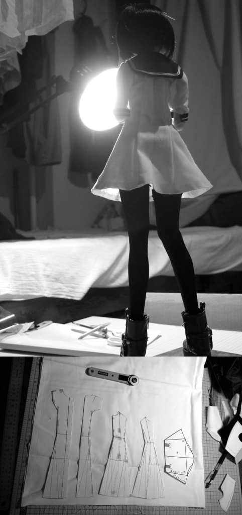 DD 新Aラインワンピース 作成手順本【実物大型紙付】