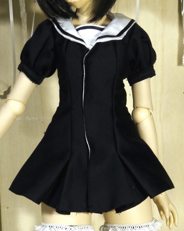 DD セーラーワンピース 作成手順本【実物大型紙付】