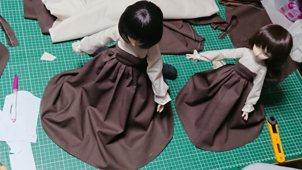 MDD DD ビスチェスカート 作成手順本【実物大型紙付】