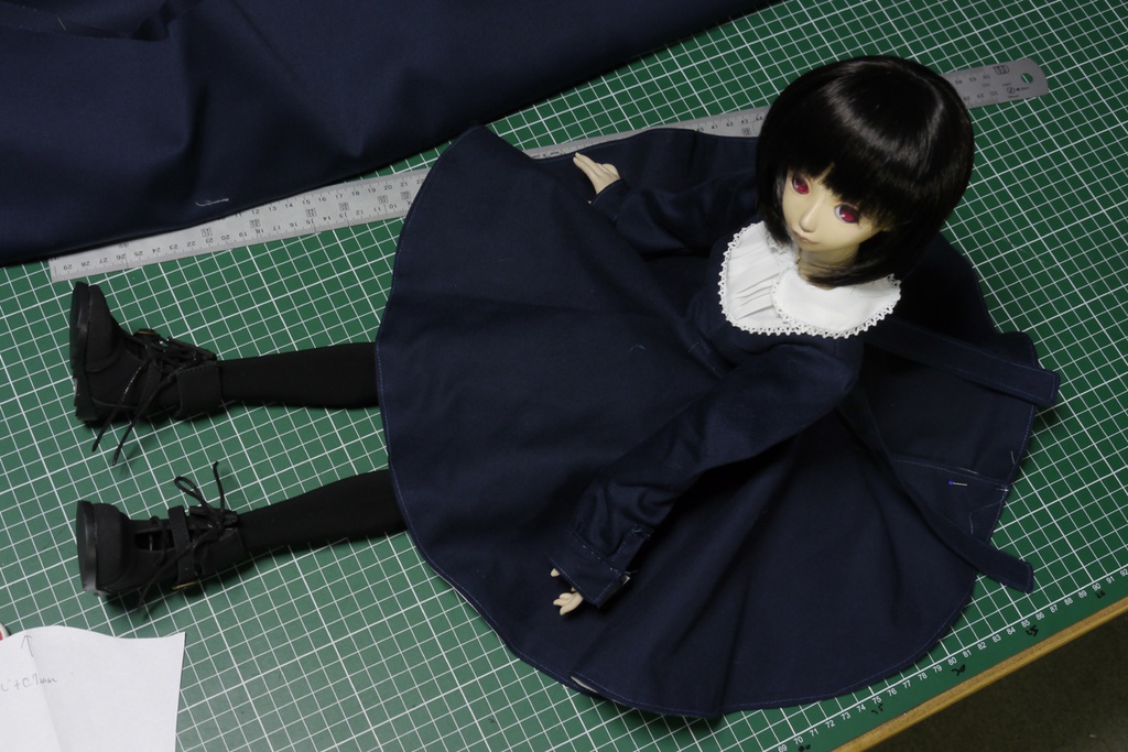 MDD DD SD ピンタックワンピース 作成手順本【実物大型紙付】