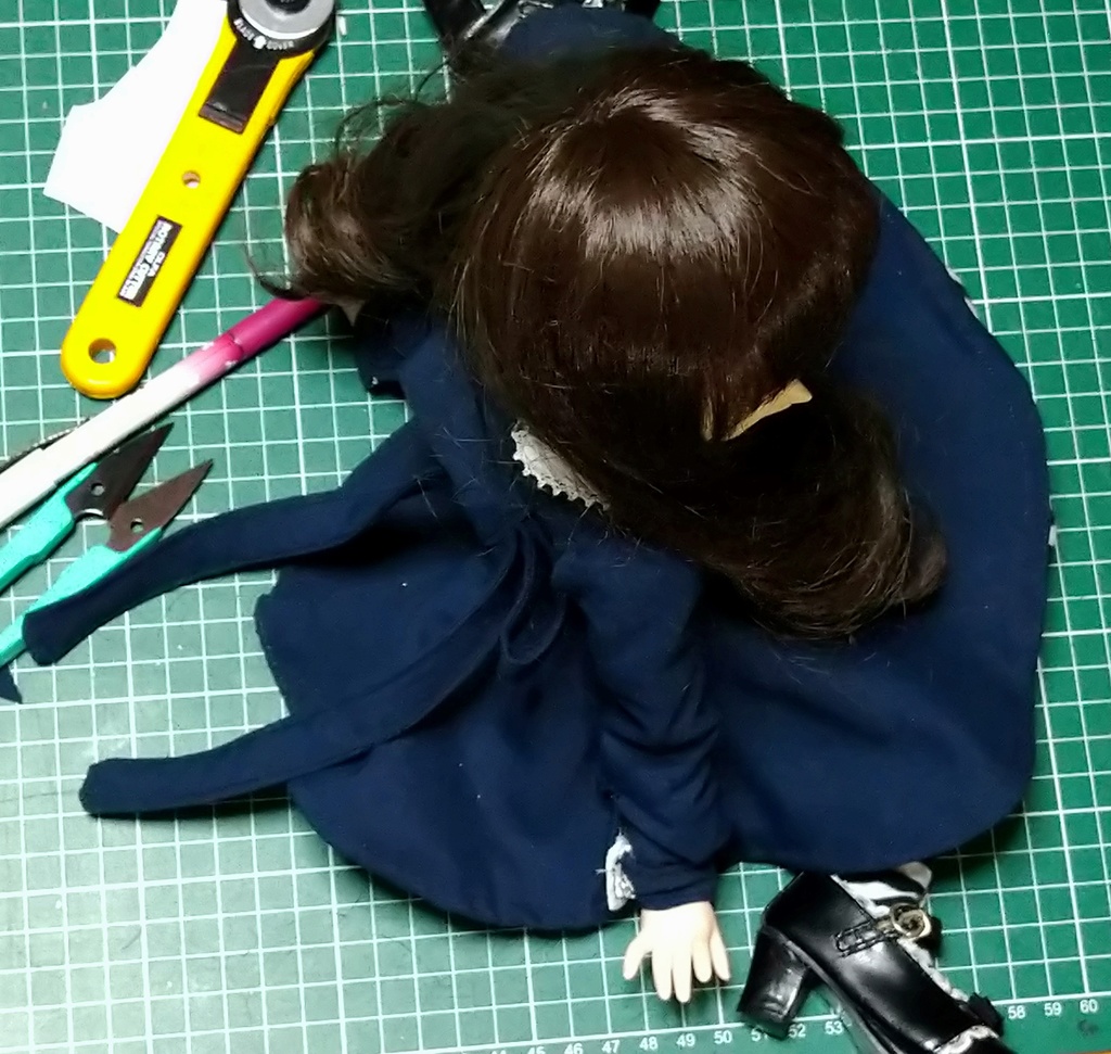 MDD DD SD ピンタックワンピース 作成手順本【実物大型紙付】