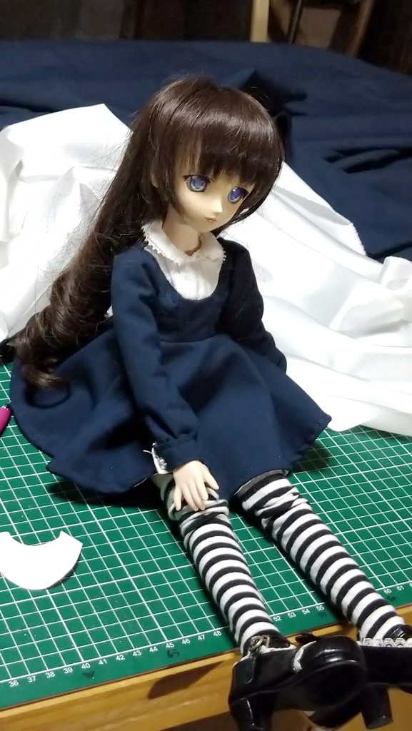 MDD DD SD ピンタックワンピース 作成手順本【実物大型紙付】