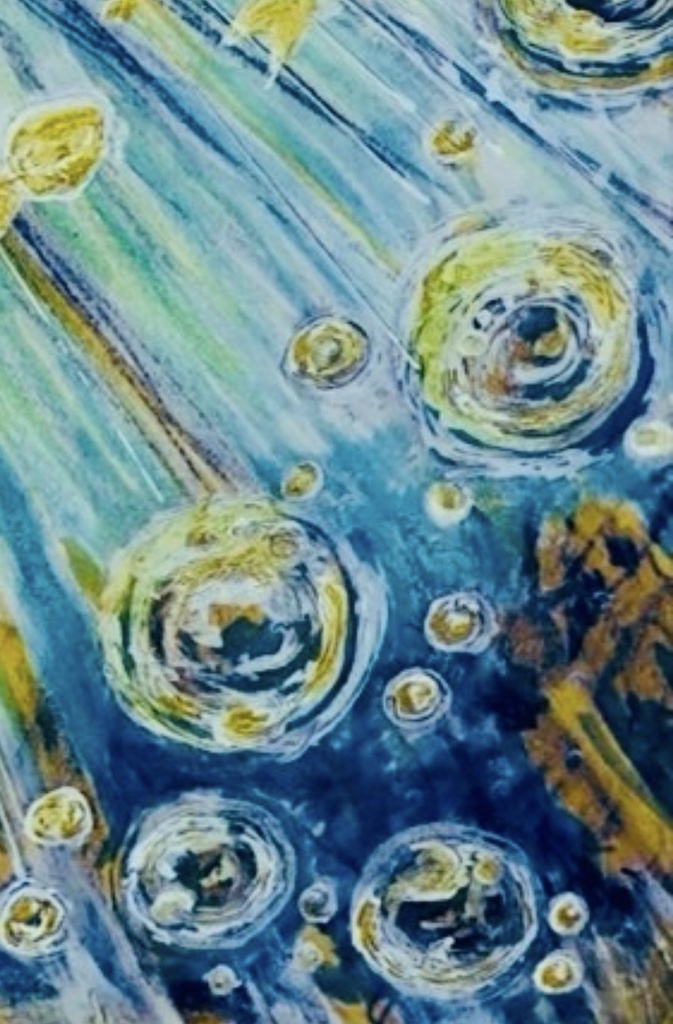 星の光達が照らす海