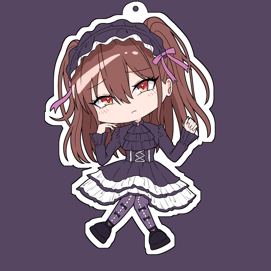 ゴスロリ美花莉アクリルキーホルダー
