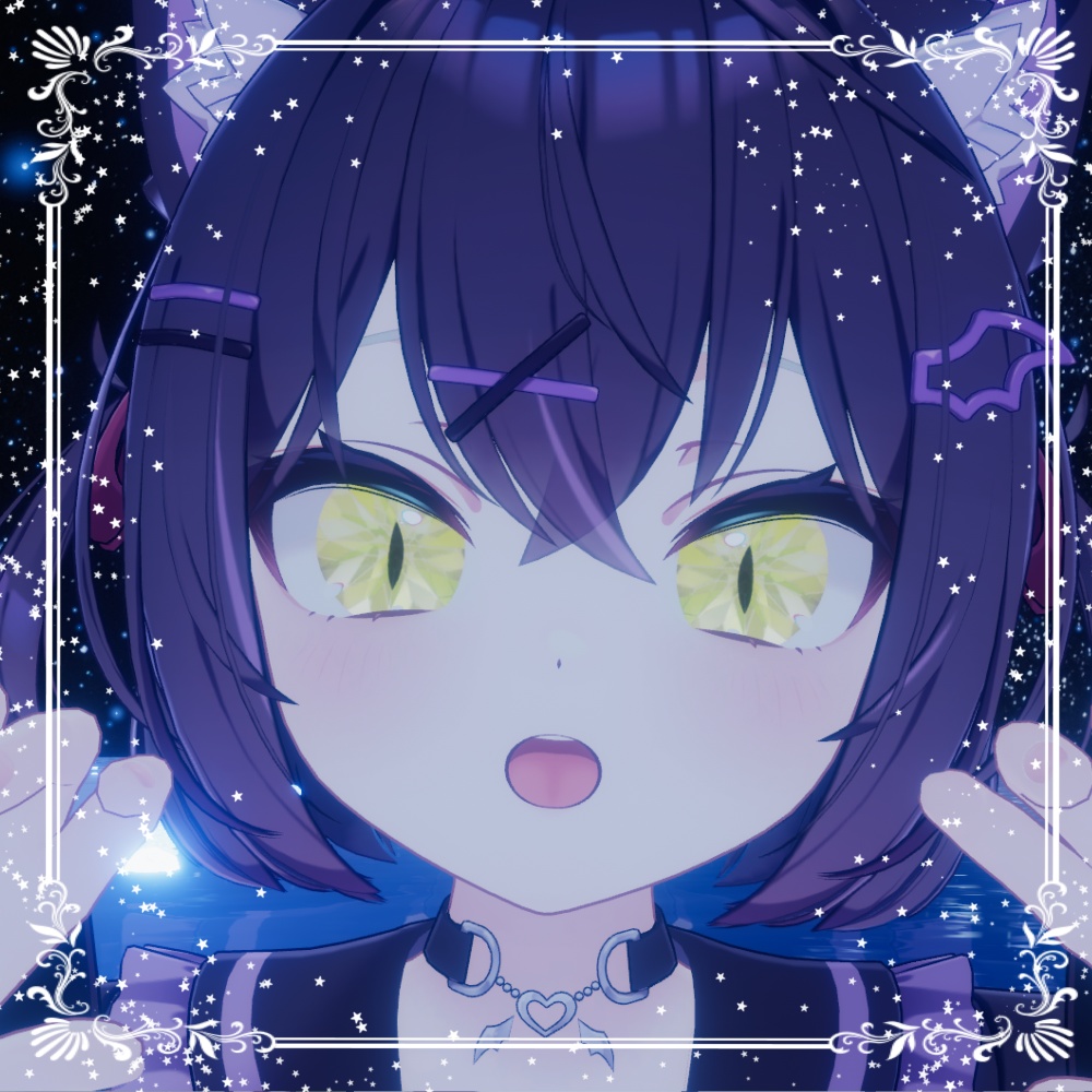 【7アバター対応】Jewel Cat Eye