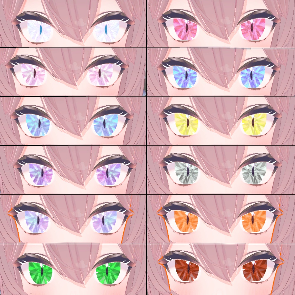 【7アバター対応】Jewel Cat Eye