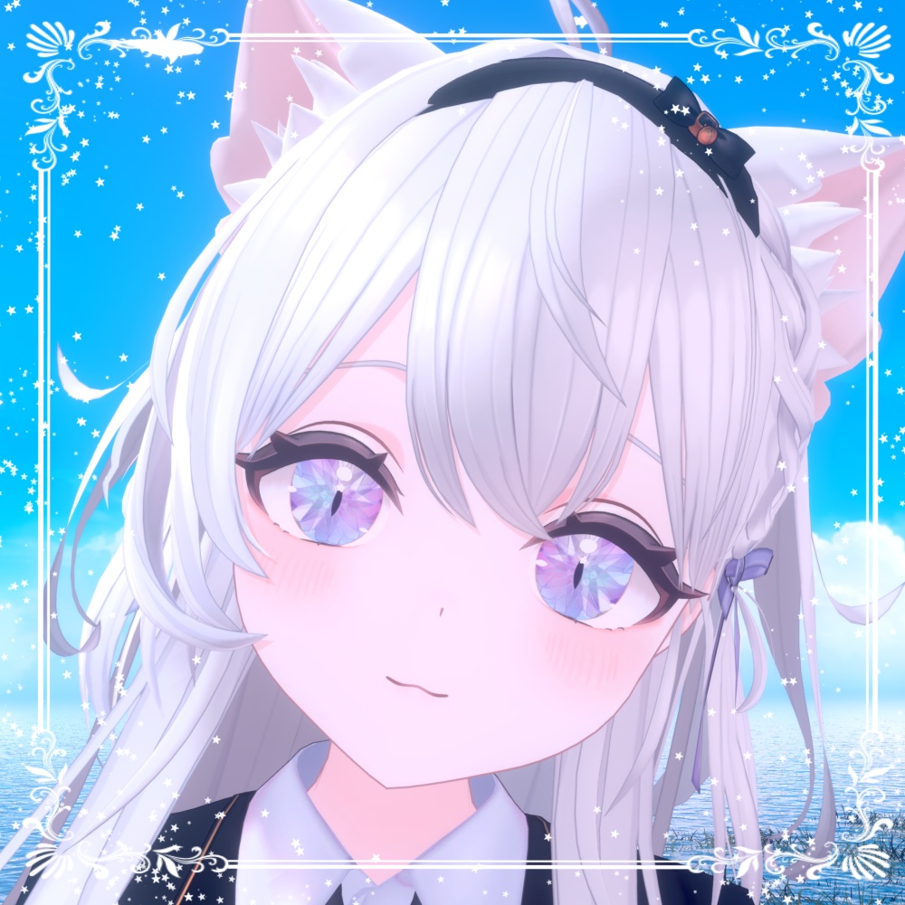 【7アバター対応】Jewel Cat Eye