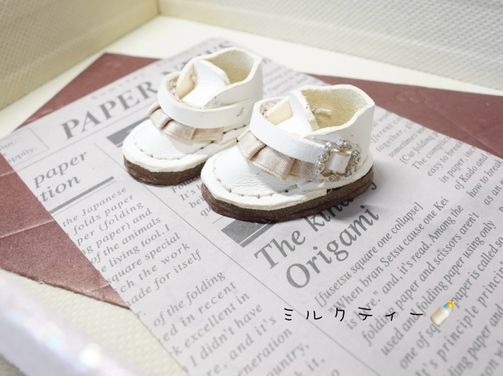 13〜16cmぬい用👞フリルバックルぬい靴
