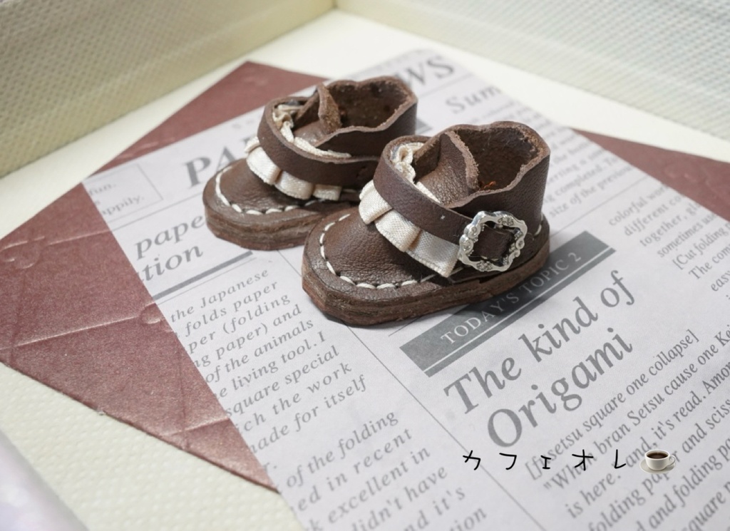 13〜16cmぬい用👞フリルバックルぬい靴