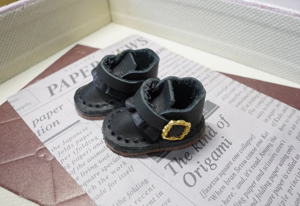 13〜16cmぬい用👞フリルバックルぬい靴