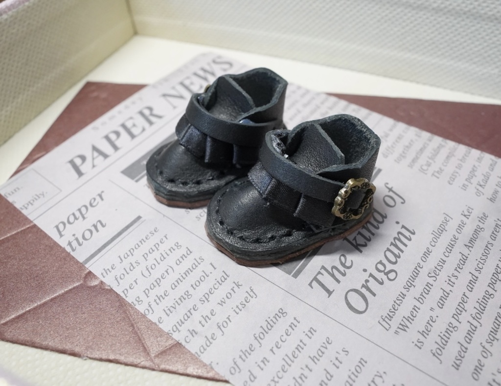 13〜16cmぬい用👞フリルバックルぬい靴