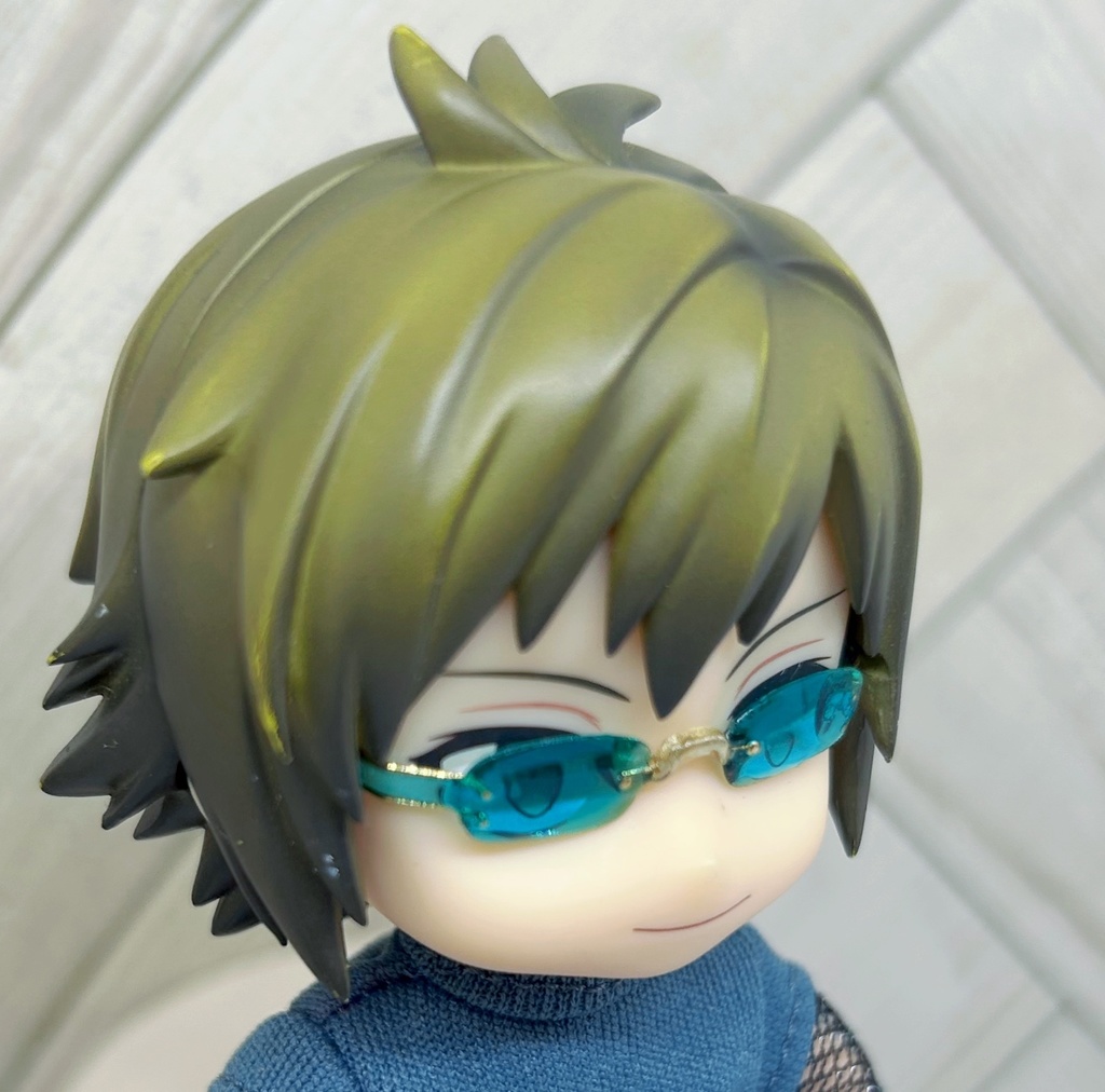 リムレスサングラス スクエア