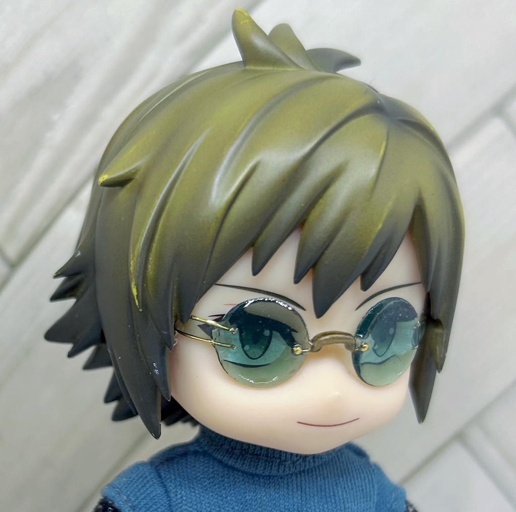 リムレスサングラス ラウンド