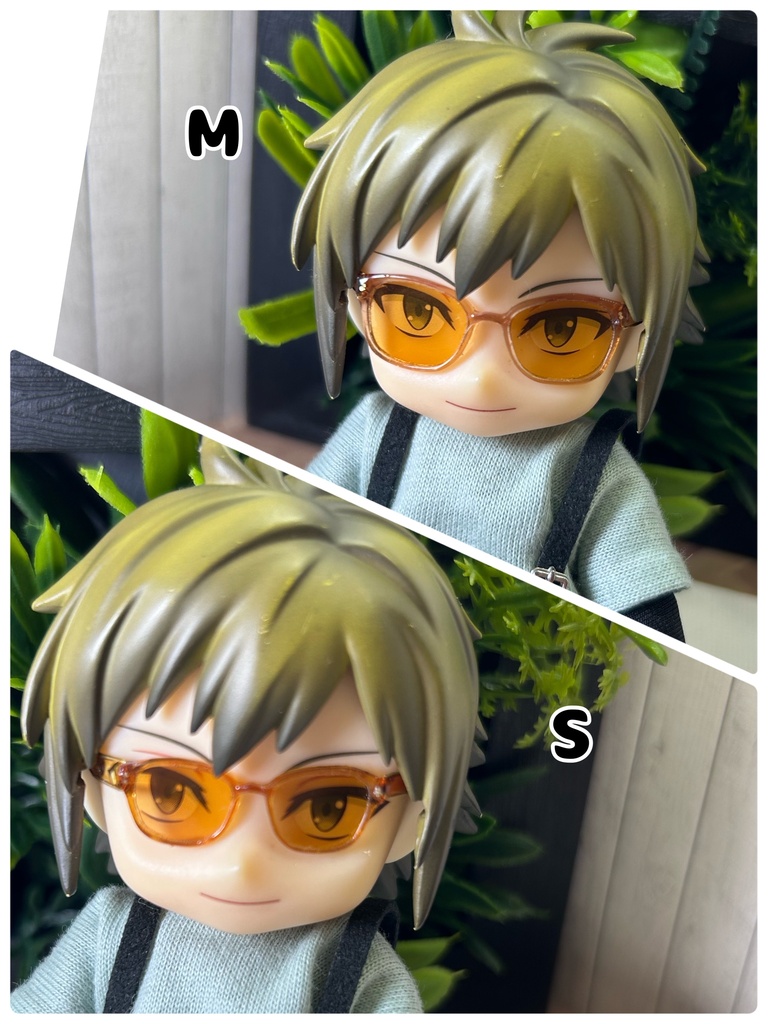 カラーレンズ ウェリントン(ハニーブラウン) S