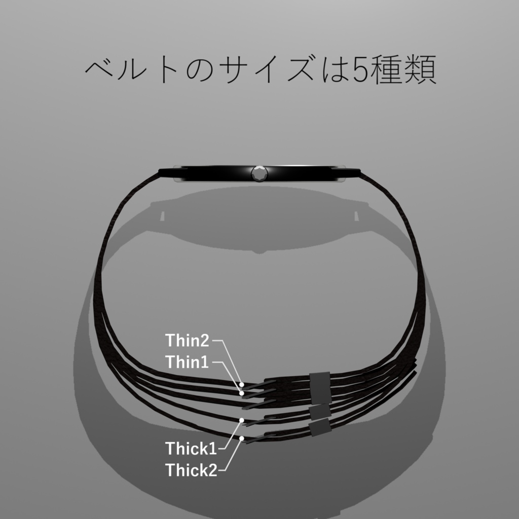 【リアルタイム表示】アナログ腕時計