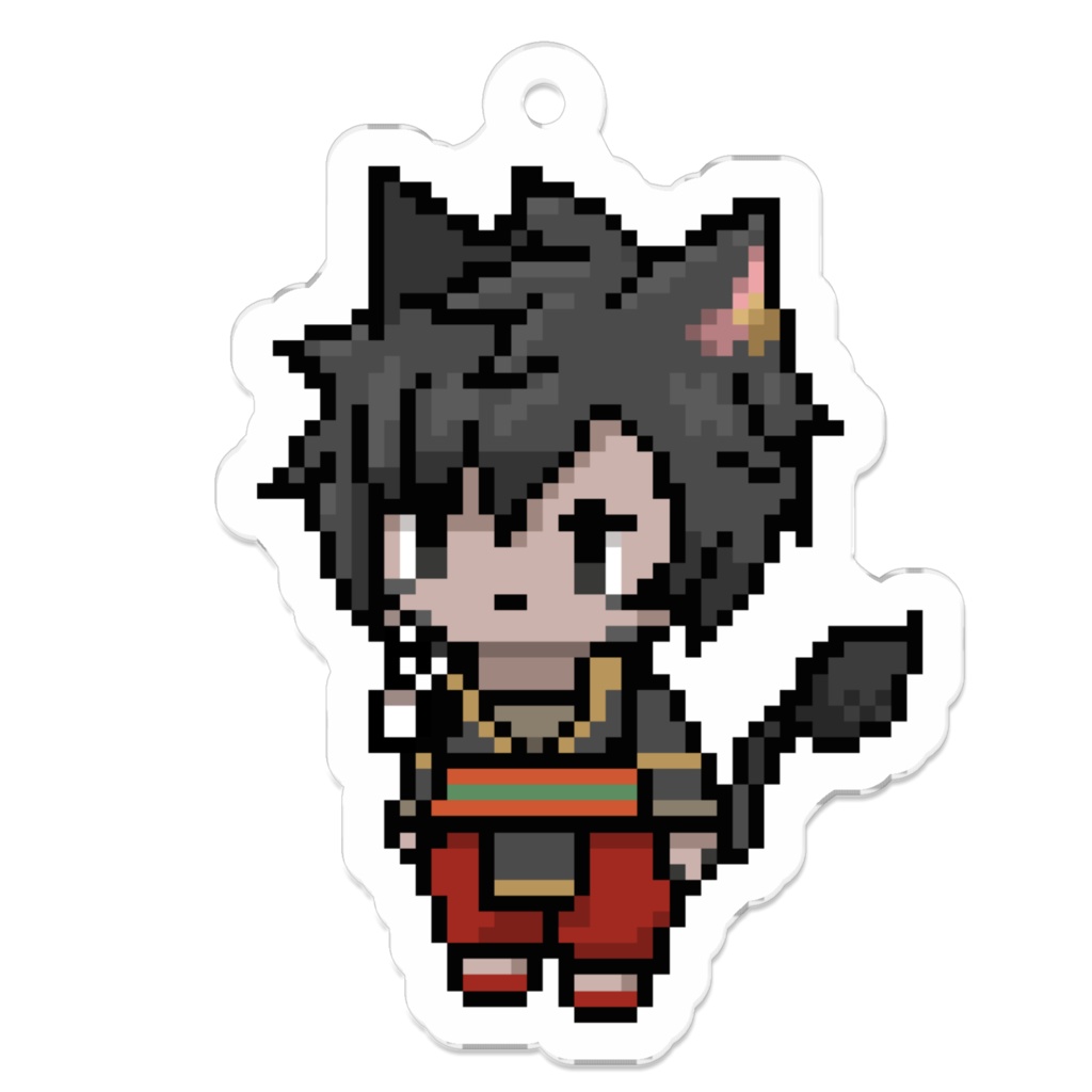 ドット絵のダークネス君アクキー