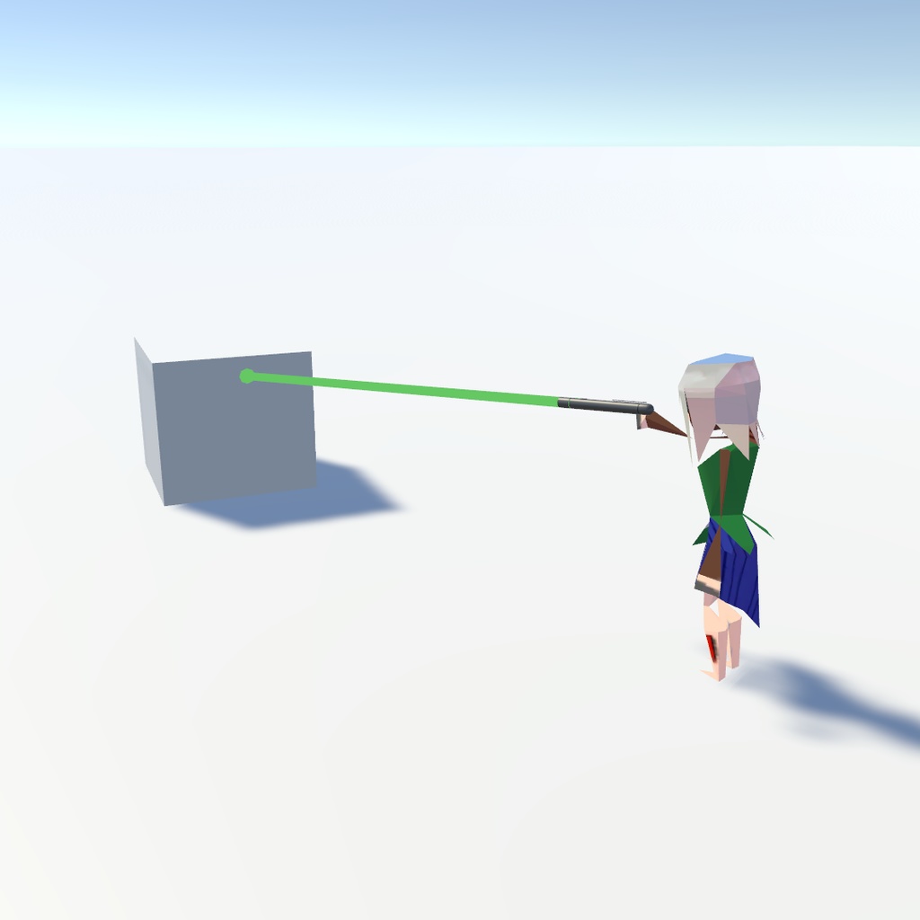 【VRChat向け】だるま式レーザーポインター【ワールドアイテム】
