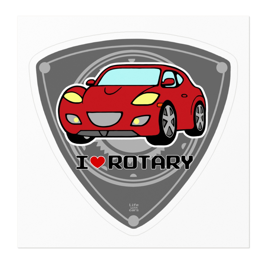 I♥ROTARYステッカー(RX8)