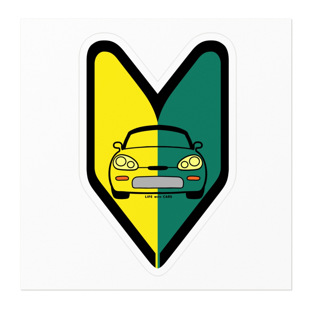 初心者カプチーノステッカー(小)